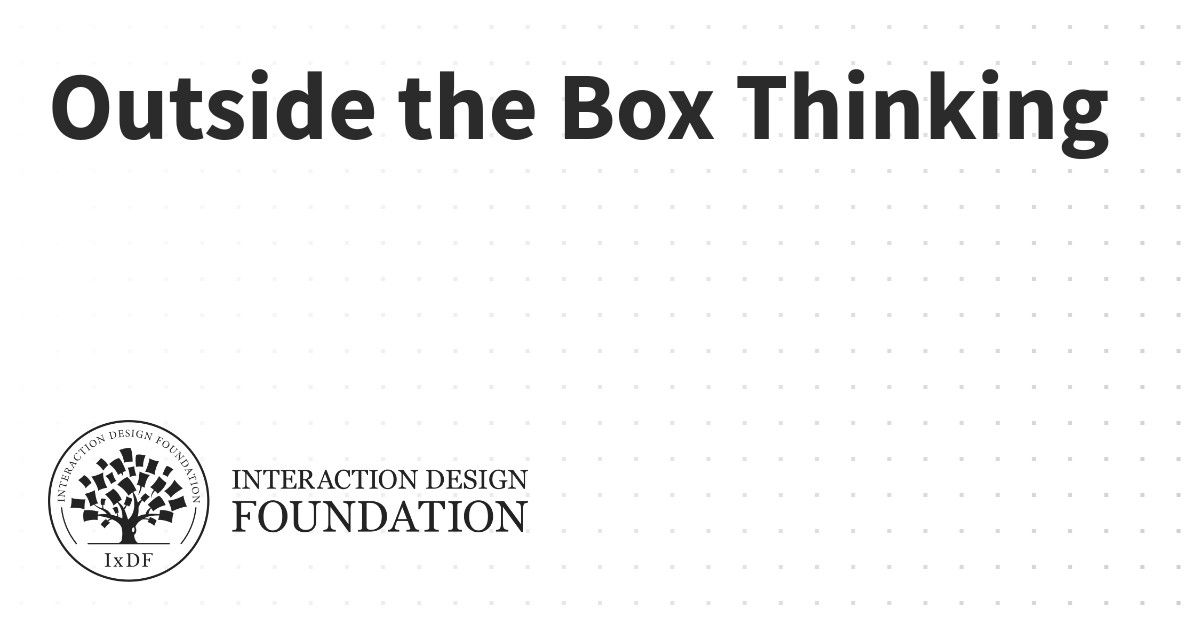 Exploring the depths of 'Outside the Box Thinking' to revolutionize handyman projects.