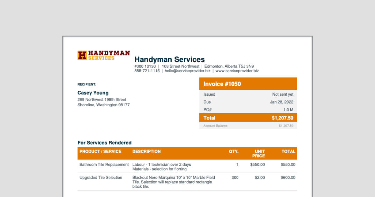 Modern digital tools help streamline handyman business operations.