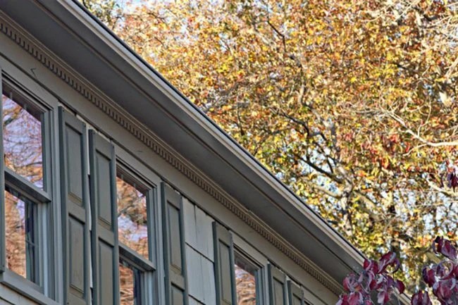 Gutter protection systems minimize maintenance efforts.